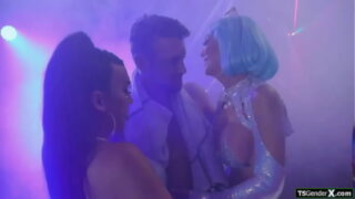 Hot Sheboys Kasey Kei n Jade Venus assfucking on the afterparty