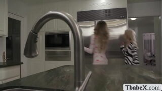 Petite blonde Emma Rosie analed by Sheboy Jade Venus
